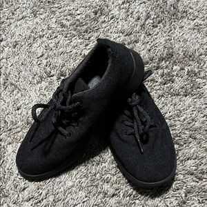 All Birds Black Wool Sneakers
